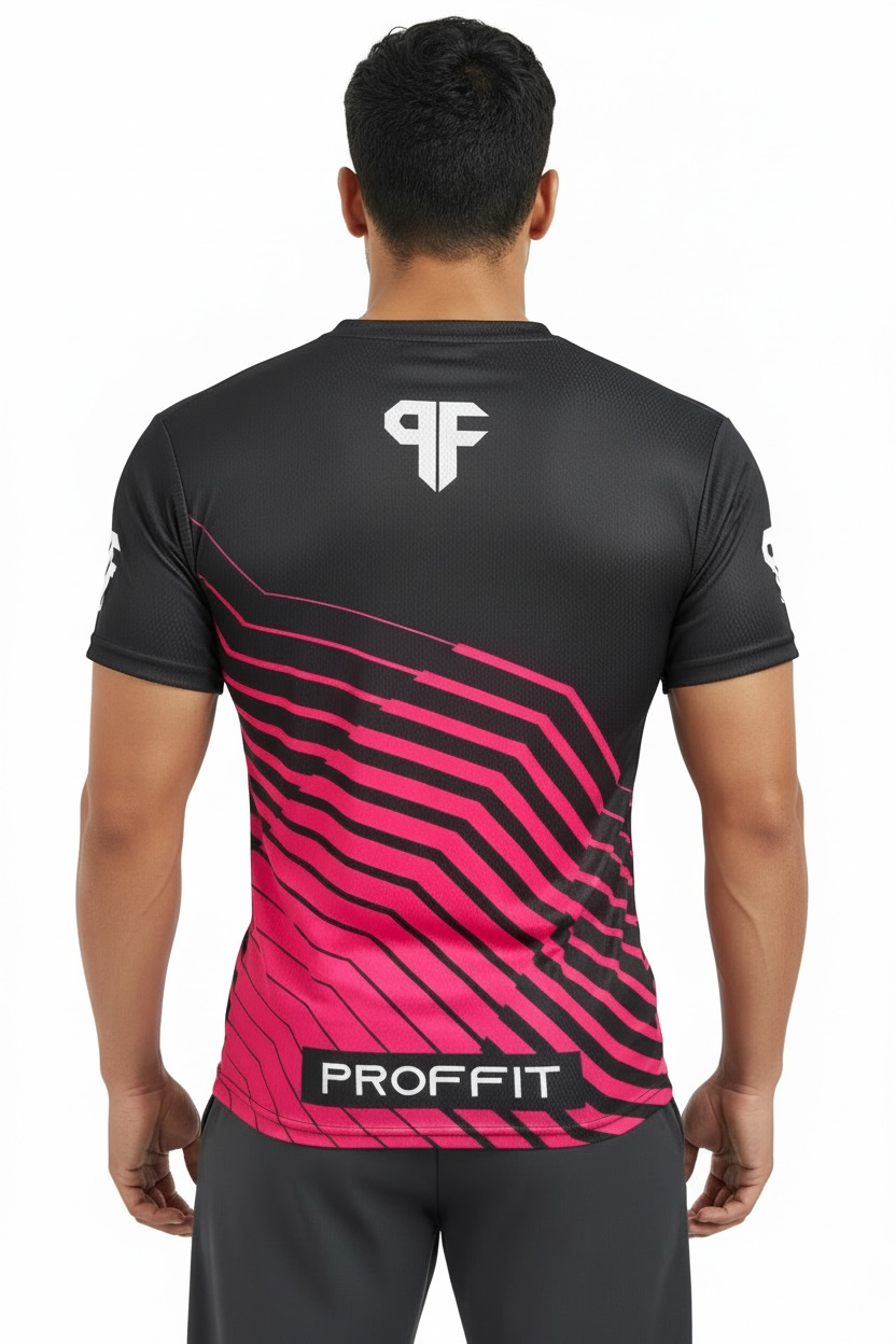 Jersey Jumping Hombre Rosa y negro
