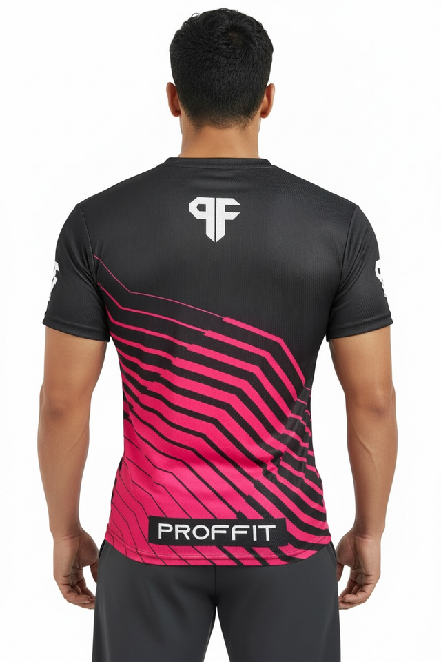 Jersey Jumping Hombre Rosa y negro