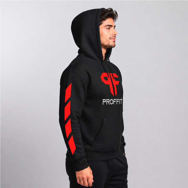 Sudadera Proffit Negro/rojo