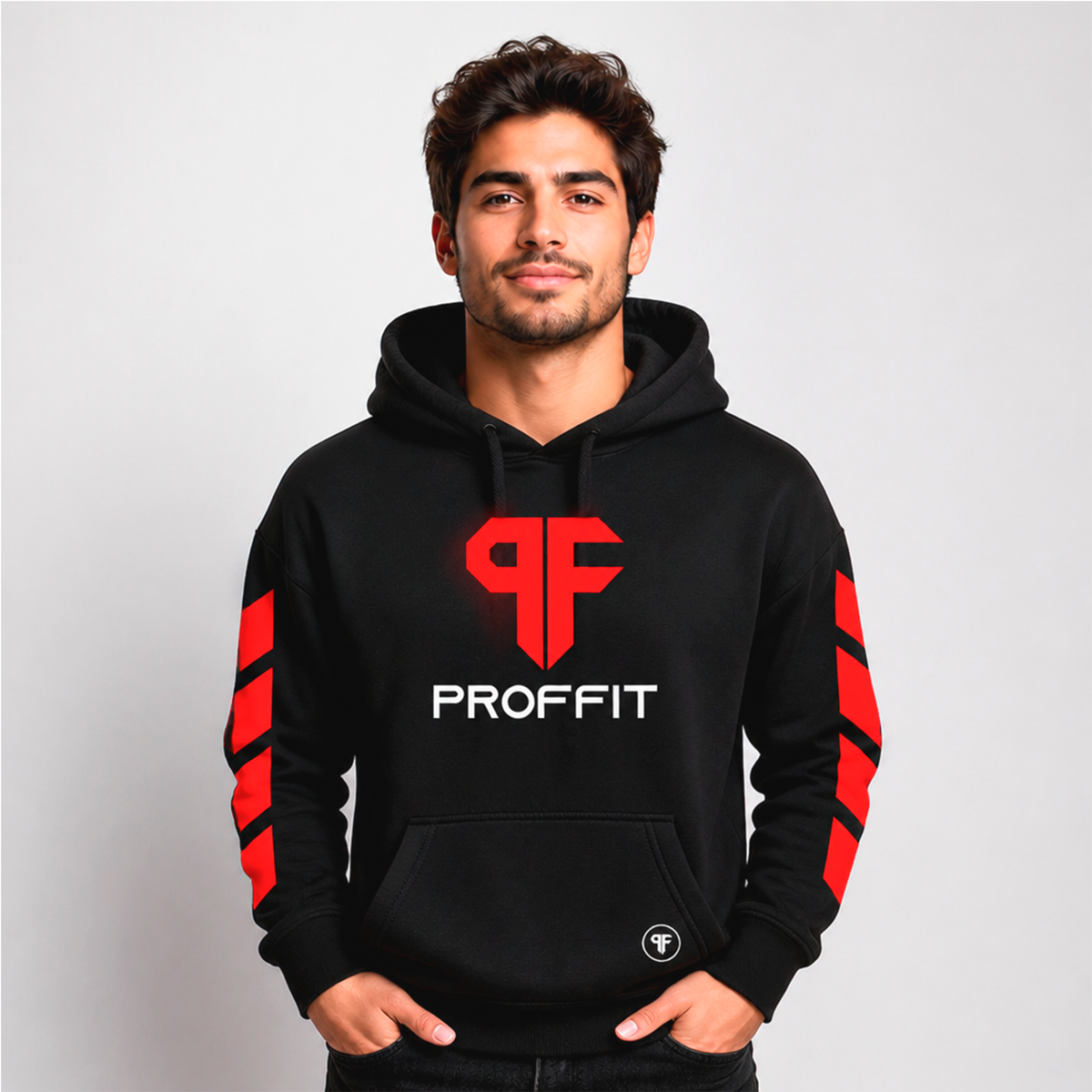 Sudadera Proffit Negro/rojo