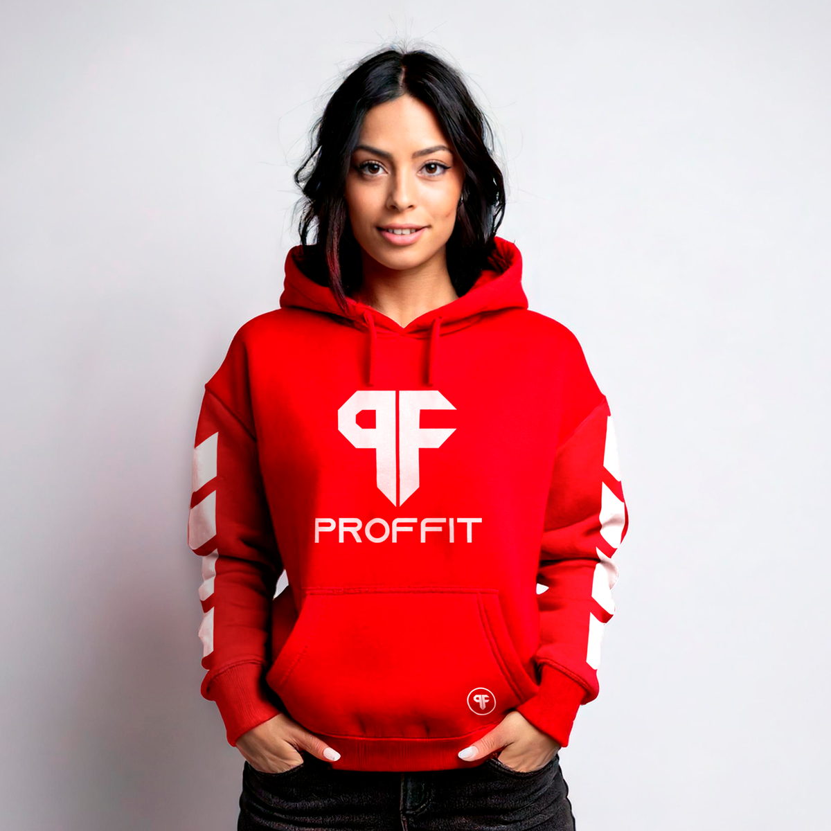 Sudadera Proffit Roja Mujer