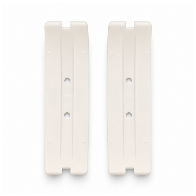 Par de arcos blancos para botas de salto fitness