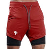 Short con licra Proffit Rojo