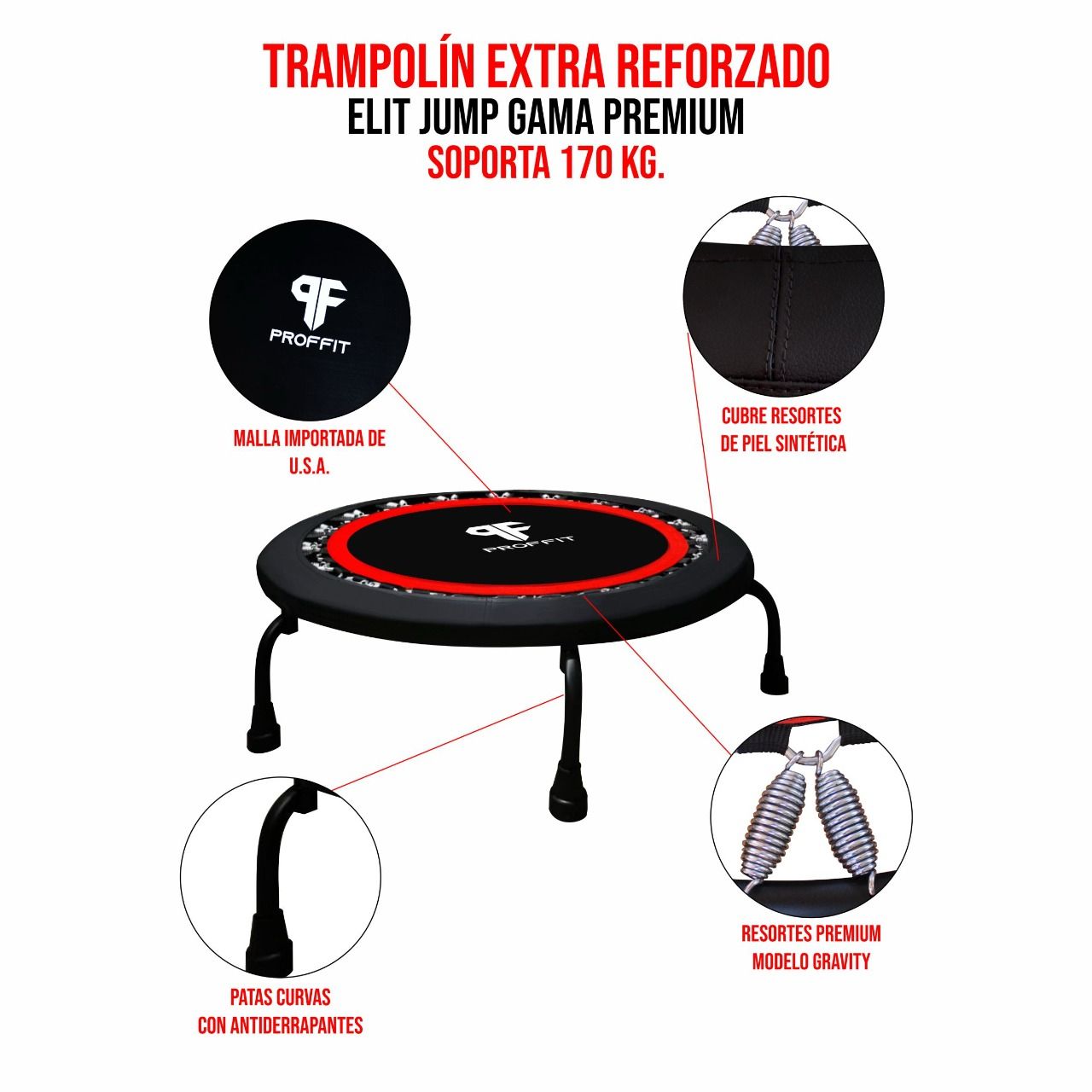Trampolín Elite Jump Gama Premium