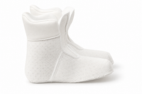 Botines para botas de salto blanco