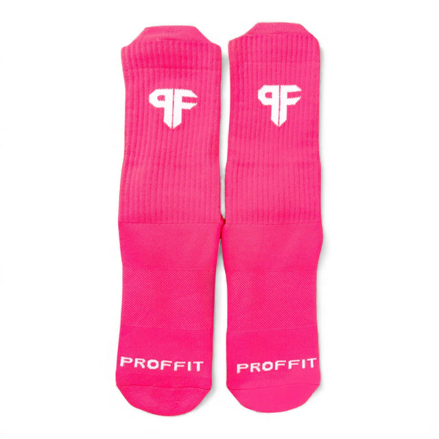 Calcetas con antiderrapantes rosa
