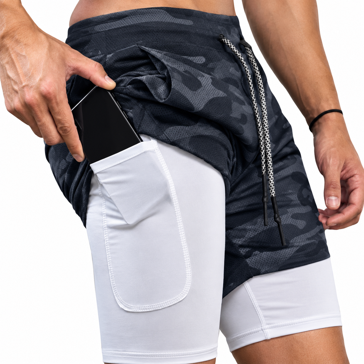 Short con licra Proffit GRIS