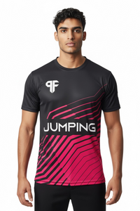 Jersey Jumping Hombre Rosa y negro