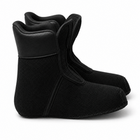 Botines para botas de salto negro
