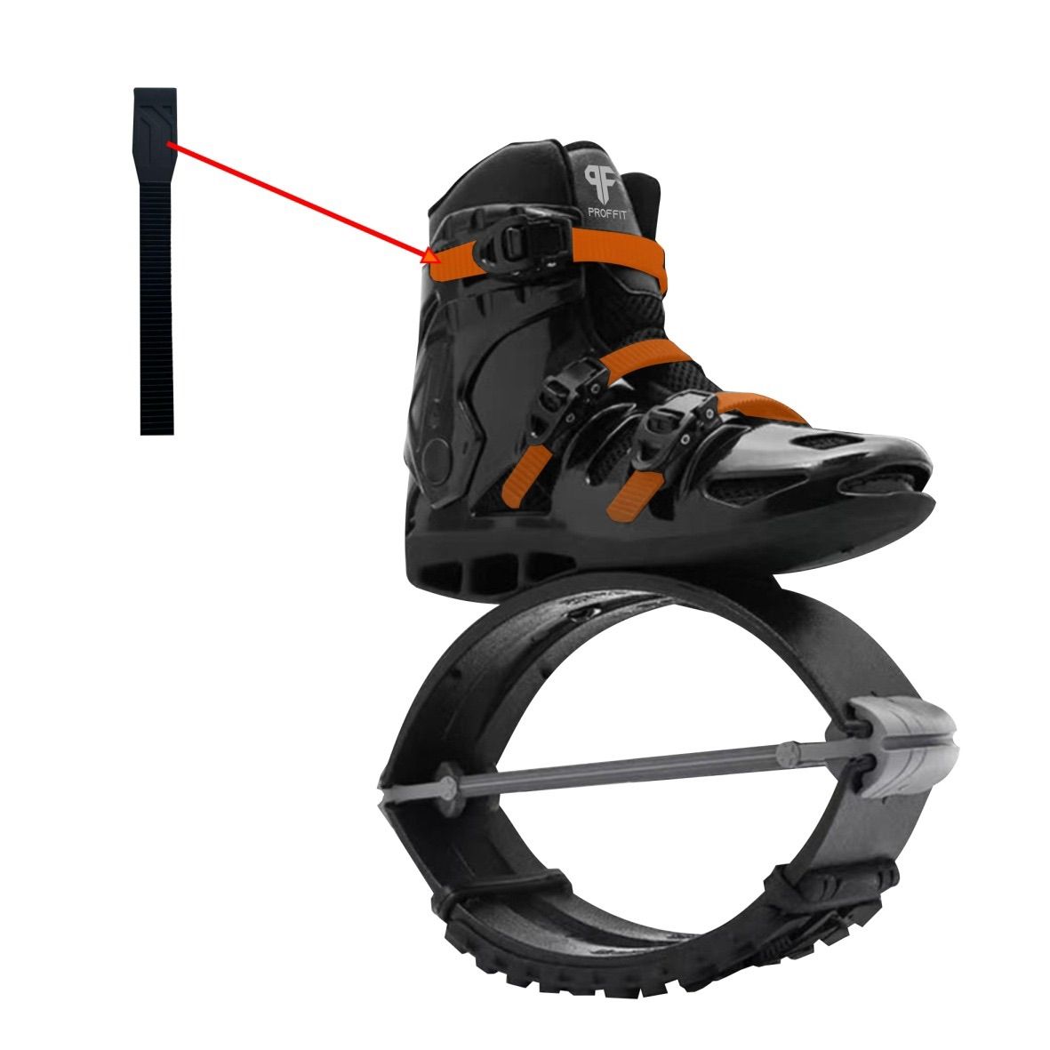 6 correas cortas para botas de salto