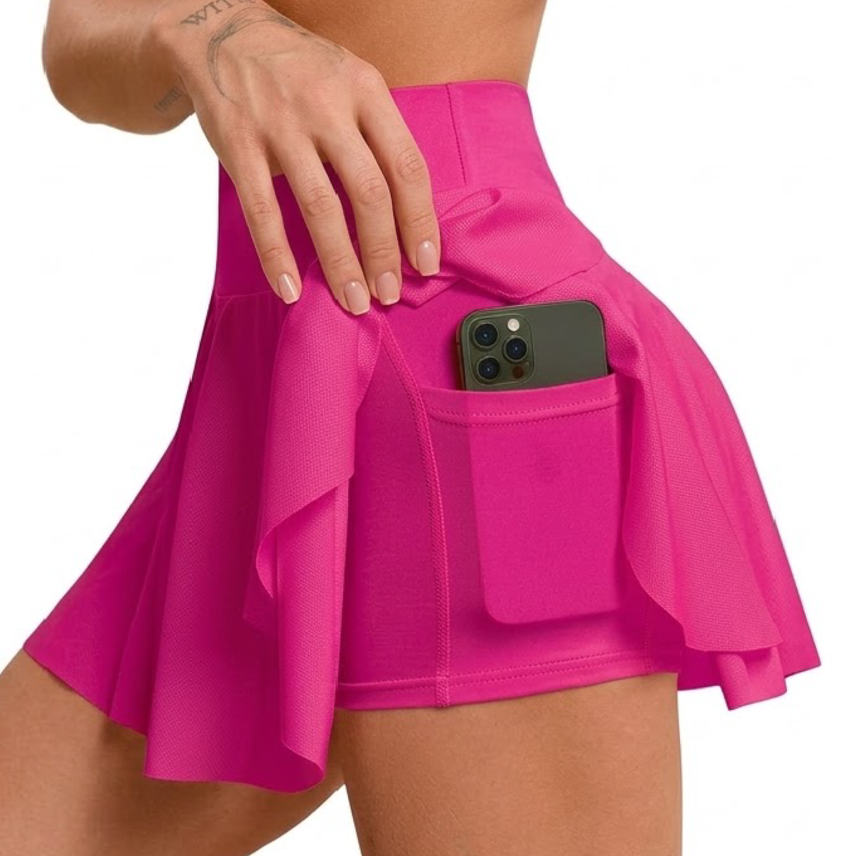 Falda para jumping rosa