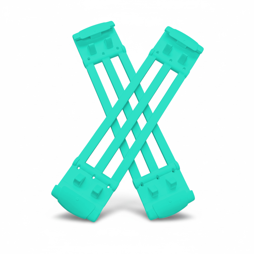 Par de ligas Aqua para botas de rebote