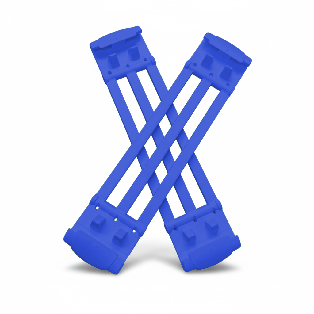 Par de ligas Azules para botas de rebote