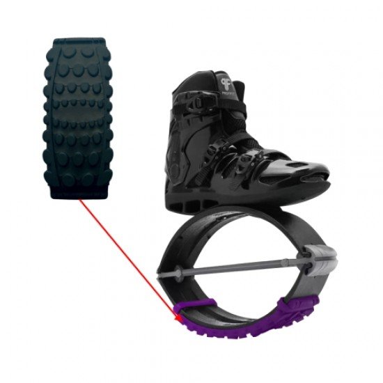 Par de suelas antiderrapantes para botas L y XL.