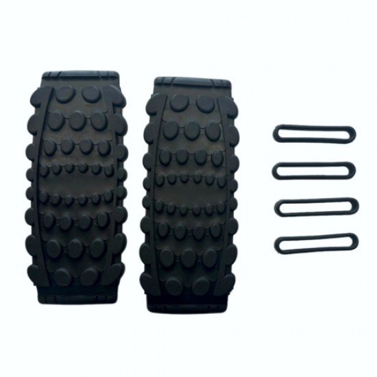 Par de suelas antiderrapantes para botas L y XL.