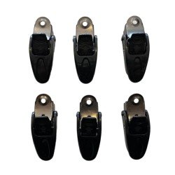 6 Broches para botas de salto.