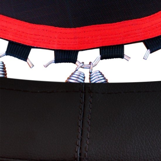 Cubre resortes de piel sintética.