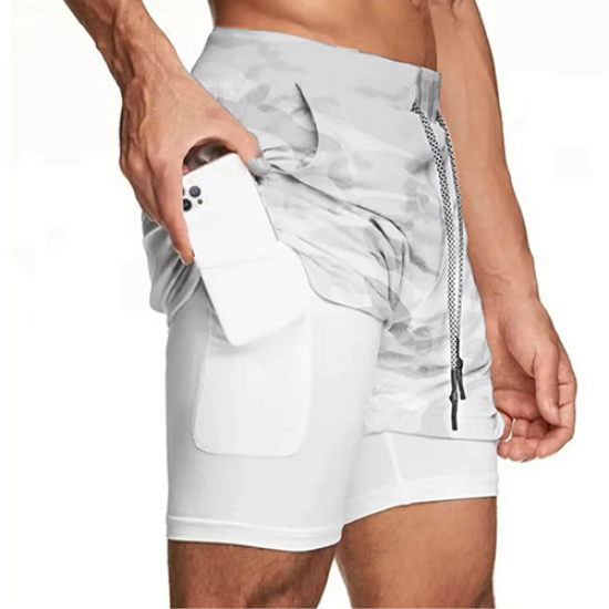 SHORT CON LICRA PROFFIT CABALLERO. BLANCA.