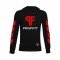 Sudadera Proffit Negra con Rojo